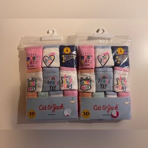 Cat & Jack Kids' Fun Graphic Underwear - Pack of 10 (Total of 20 Pcs)